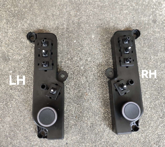 FIRST ROW SWITCH ASSEMBLY 8 - WAY - RIGHT HAND - LUMBAR - RIGHT HAND DRIVE M3/MY NEW 1551855-01-A